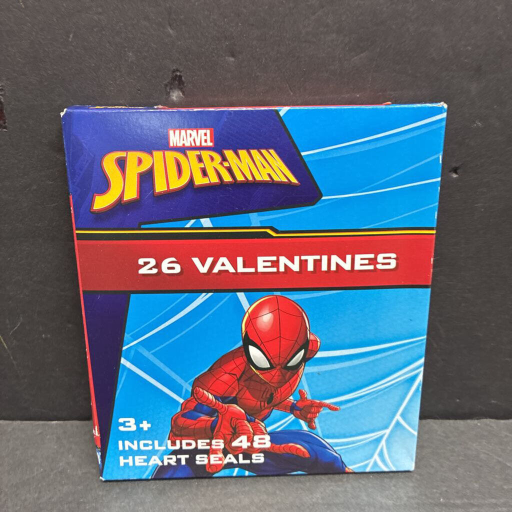 26pk Spiderman Valentine's Day Cards (NEW)