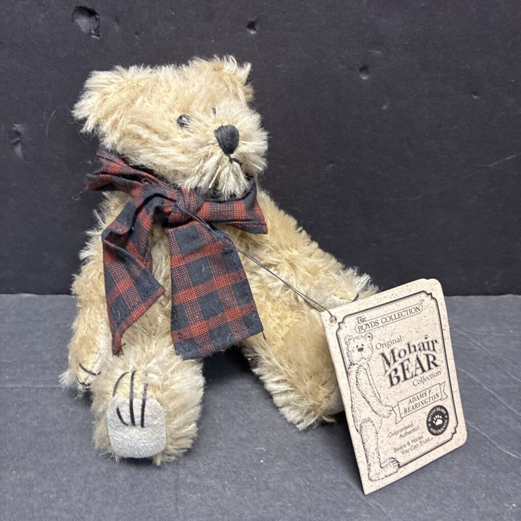 Mohair Bear Collection Adams F. Bearington Collectible Bear