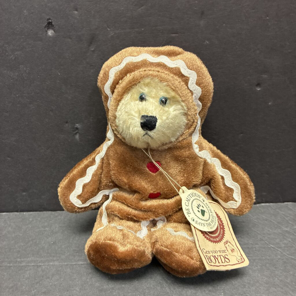 TJ's Best Dressed G.B. Gingerpeeker Christmas Collectible Bear