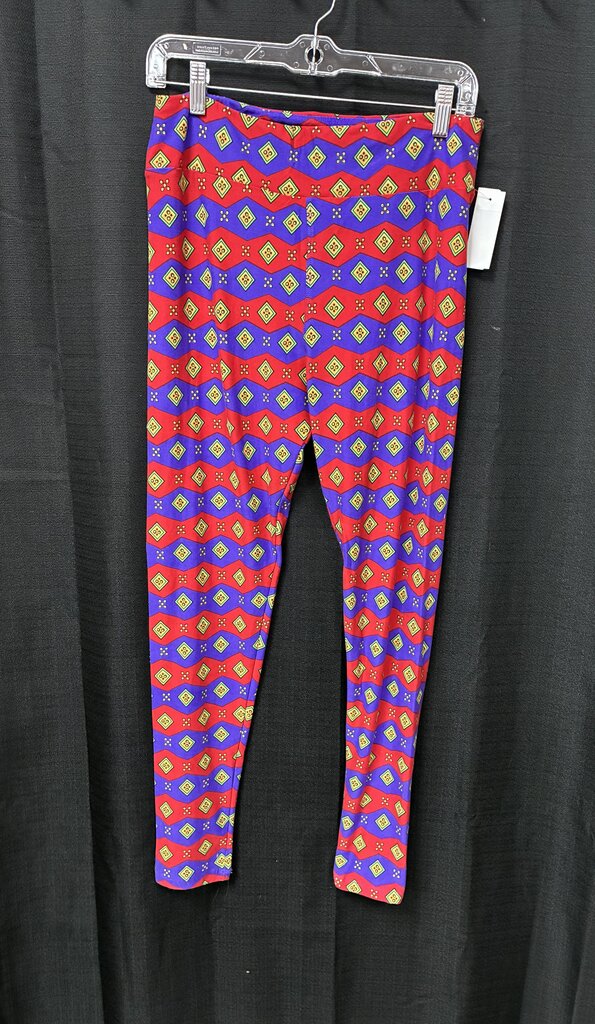 Striped Geometric Leggings