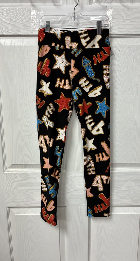4th of July USA Cookie Leggings