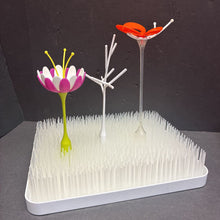 Load image into Gallery viewer, Grass Baby Bottle Drying Rack w/4 Accessories
