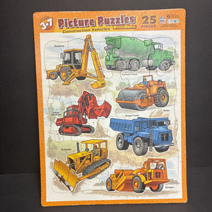 25pc Construction Vehicles Picture Puzzle