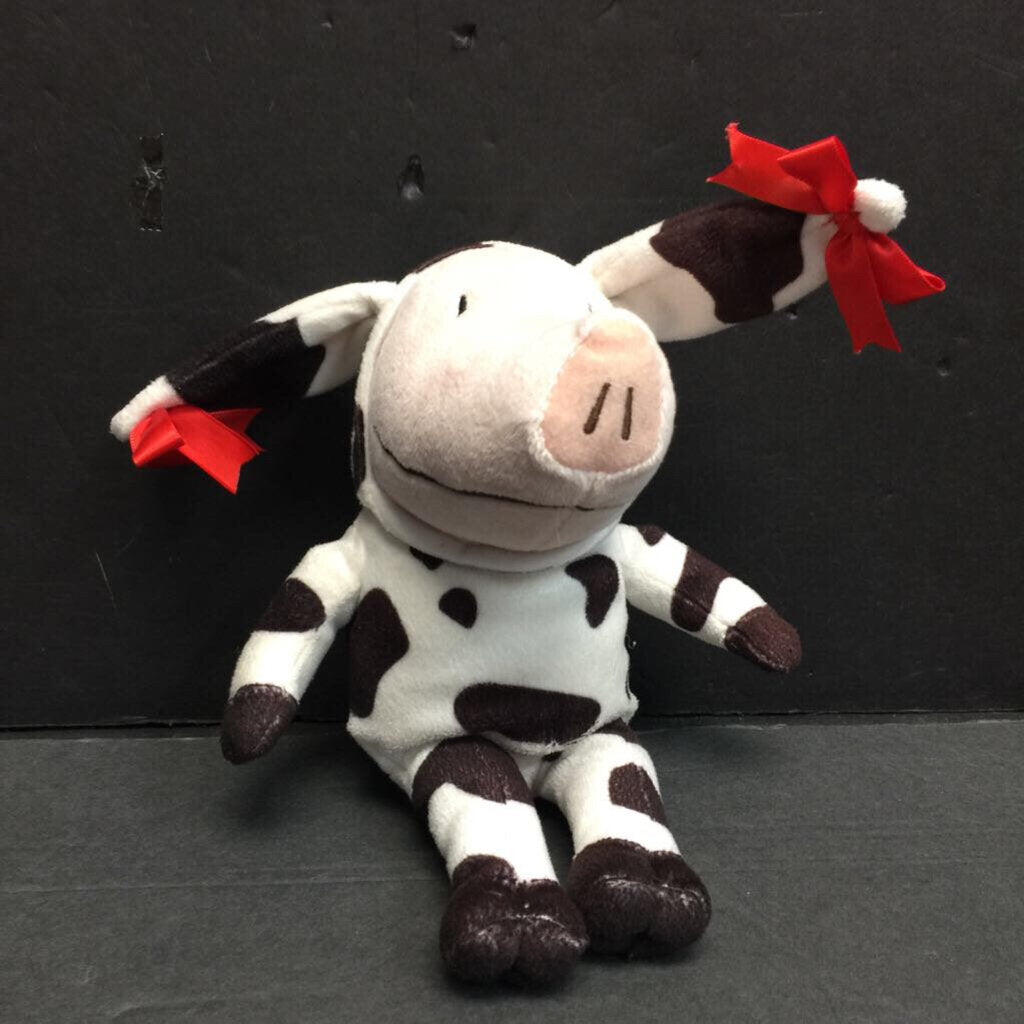 Olivia the Pig in Cow Costume Plush