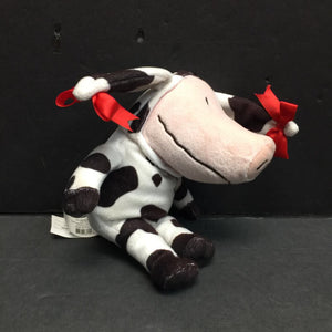 Olivia the Pig in Cow Costume Plush