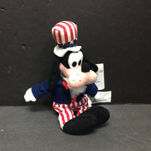 Load image into Gallery viewer, Disney Store Bean Bag USA Uncle Sam Goofy Plush (NEW)
