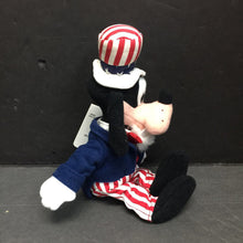 Load image into Gallery viewer, Disney Store Bean Bag USA Uncle Sam Goofy Plush (NEW)
