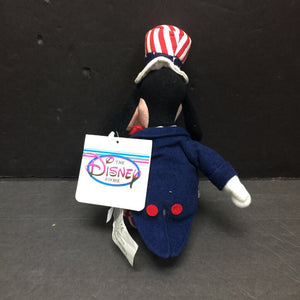 Disney Store Bean Bag USA Uncle Sam Goofy Plush (NEW)