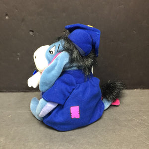 Disney Store Mini Bean Bag Graduation Eeyore Plush (NEW)