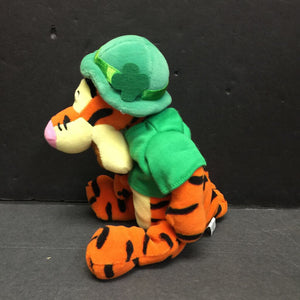 Disney Store Mini Bean Bag St. Patrick's Day Tigger Plush (NEW)