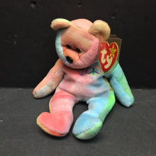 Load image into Gallery viewer, Peace the Bear Beanie Baby

