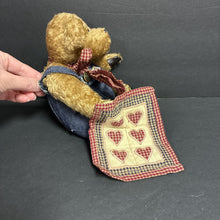 Load image into Gallery viewer, Quilt Patch Bears Delbert Quignapple Collectible Bear
