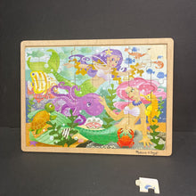 Load image into Gallery viewer, 48 Wooden Mermaid Jigsaw Puzzle
