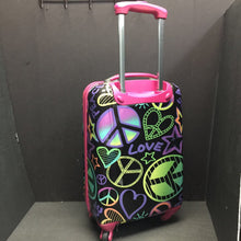Load image into Gallery viewer, &quot;Peace&quot; Rolling Travel Hard Shell Suitcase Bag
