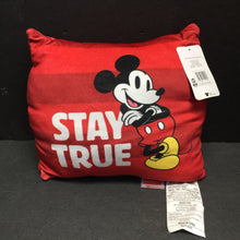 Load image into Gallery viewer, "Stay True" Mickey Mouse Pillow Disney (NEW)
