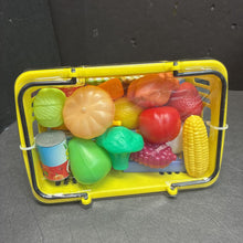 Load image into Gallery viewer, Shopping Basket w/Play Food (NEW)
