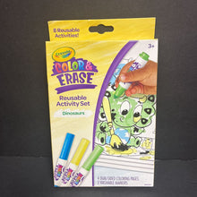 Load image into Gallery viewer, Dinosaurs Color &amp; Erase Reusable Activity Set (NEW)

