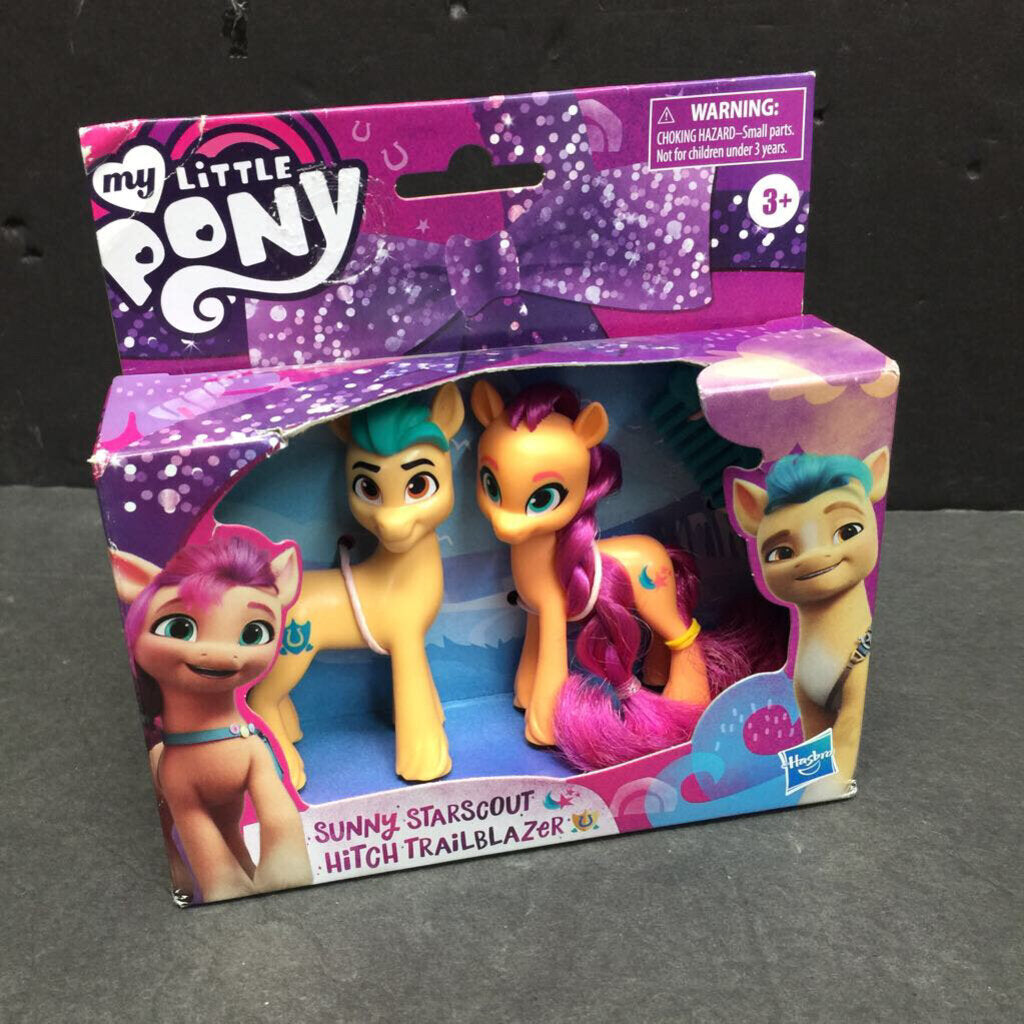 Sunny Starscout & Hitch Trailblazer Ponies (NEW)