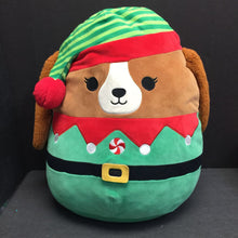Load image into Gallery viewer, Darcy the Cavalier King Charles Spaniel, a Christmas elf Plush
