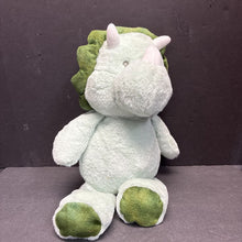 Load image into Gallery viewer, Triceratops Dinosaur Rattle Plush
