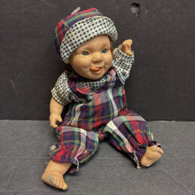 Load image into Gallery viewer, My Pals Happy Kids Baby Doll in Plaid Outfit
