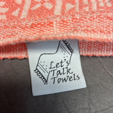Load image into Gallery viewer, Patterned Towel (Let's Talk Towels)
