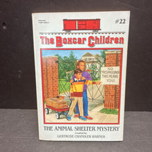 Load image into Gallery viewer, The Animal Shelter Mystery (Gertrude Chandler Warner) (The Boxcar Children) (Scholastic Old Cover) -series paperback
