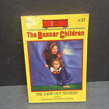 Load image into Gallery viewer, The Camp-Out Mystery (Gertrude Chandler Warner) (The Boxcar Children) (Scholastic Old Cover) -series paperback
