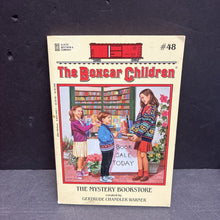 Load image into Gallery viewer, The Mystery Bookstore (Gertrude Chandler Warner) (The Boxcar Children) (Albert Whitman &amp; Company Old Cover) -series paperback
