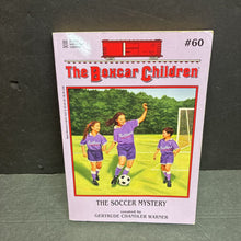Load image into Gallery viewer, The Soccer Mystery (Gertrude Chandler Warner) (The Boxcar Children) (Albert Whitman &amp; Company Old Cover) -series paperback
