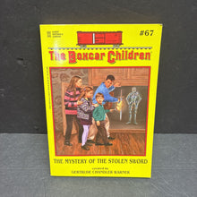 Load image into Gallery viewer, The Mystery of the Stolen Sword (Gertrude Chandler Warner) (The Boxcar Children) (Albert Whitman &amp; Company Old Cover) -series paperback
