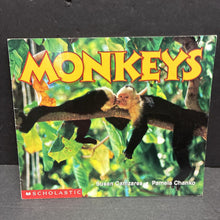 Load image into Gallery viewer, Monkeys (Susan Canizares) (Scholastic Science Emergent Readers) (Mammals) -educational reader paperback
