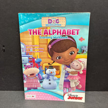 Load image into Gallery viewer, The Alphabet Learning Wookbook (Disney Doc McStuffins) -character workbook paperback
