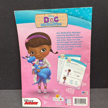 Load image into Gallery viewer, The Alphabet Learning Wookbook (Disney Doc McStuffins) -character workbook paperback
