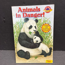 Load image into Gallery viewer, Animals in Danger! (Planet Reader Level 2) (Ellen Catala) (Mammals) -educational paperback
