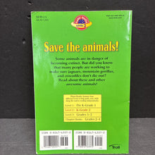 Load image into Gallery viewer, Animals in Danger! (Planet Reader Level 2) (Ellen Catala) (Mammals) -educational paperback
