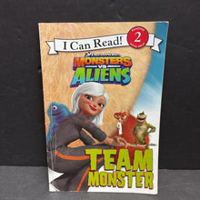 Load image into Gallery viewer, Team Monster (I Can Read Level 2) (Monsters vs Aliens) -character reader paperback
