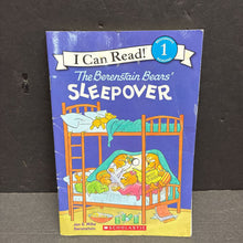 Load image into Gallery viewer, The Berenstain Bears' Sleepover (I Can Read Level 1) -character reader paperback
