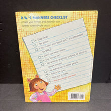 Load image into Gallery viewer, D.W.'s Guide to Perfect Manners (Marc Brown) -character hardcover
