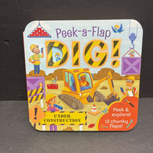 Load image into Gallery viewer, Dig! (Jaye Garnett) (Peek-a-Flap / Lift-The-Flap) -board

