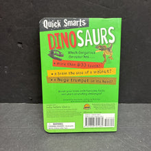 Load image into Gallery viewer, Dinosaurs (Quick Smarts) (Nick Page) -educational paperback
