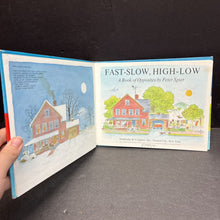 Load image into Gallery viewer, Fast-Slow High-Low: A Book of Opposites by Peter Spier -hardcover
