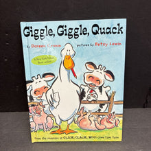 Load image into Gallery viewer, Giggle, Giggle, Quack (Doreen Cronin) -hardcover
