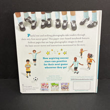 Load image into Gallery viewer, My First Soccer Game: A Book with Foldout Pages (Alyssa Satin Capucilli) (Sports) -hardcover
