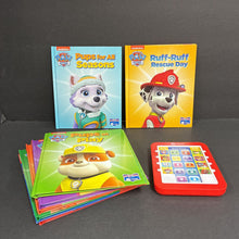Load image into Gallery viewer, Paw Patrol 8pk Set (Story Reader Me Reader) (Victoria Wagner) -character interactive hardcover
