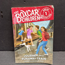 Load image into Gallery viewer, Journey on a Runaway Train (The Boxcar Children: Great Adventure) (Gertrude Chandler Warner, Dee Garretson, and JM Lee) -series paperback
