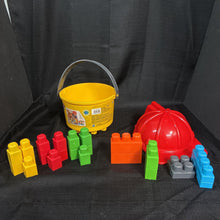 Load image into Gallery viewer, Mighty Builders Fire Hat Blocks Bucket
