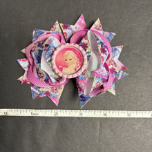 Load image into Gallery viewer, Elsa Bowknot Bottlecap Hairbow Clip
