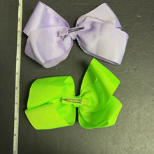 Load image into Gallery viewer, 2pk Solid Hairbow Clips
