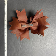 Load image into Gallery viewer, Solid Rhinestone Hairbow Clip
